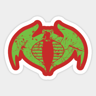 Green Cobra Rattler Sticker